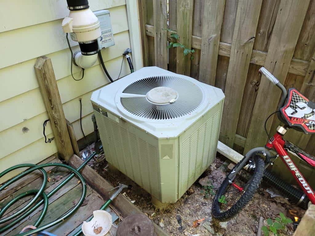 old heat pump